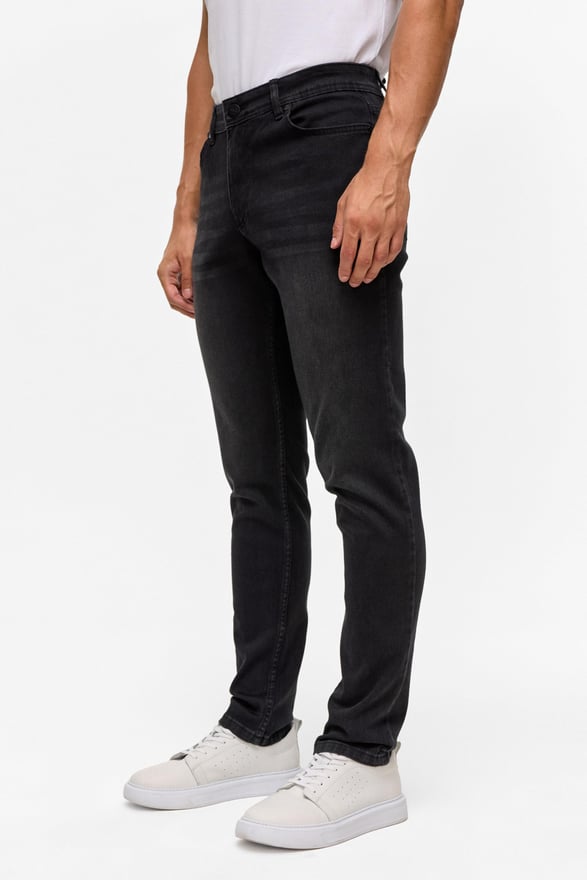 Siyah Slim Denim Pantolon