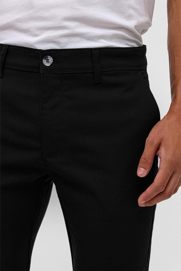 Siyah Slim Desenli Pantolon