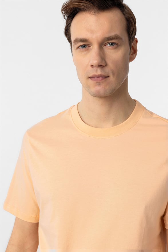 Taba Regular Düz O Yaka Tişört