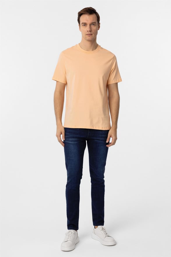 Taba Regular Düz O Yaka Tişört