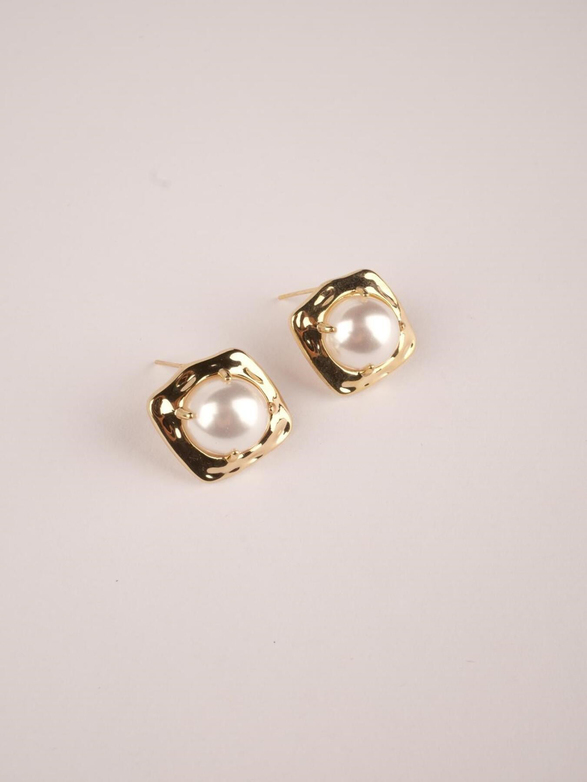 İnci Gold Küpe