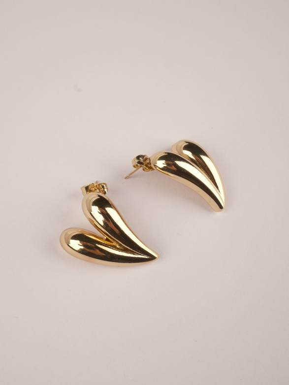 Kalp Gold Küpe