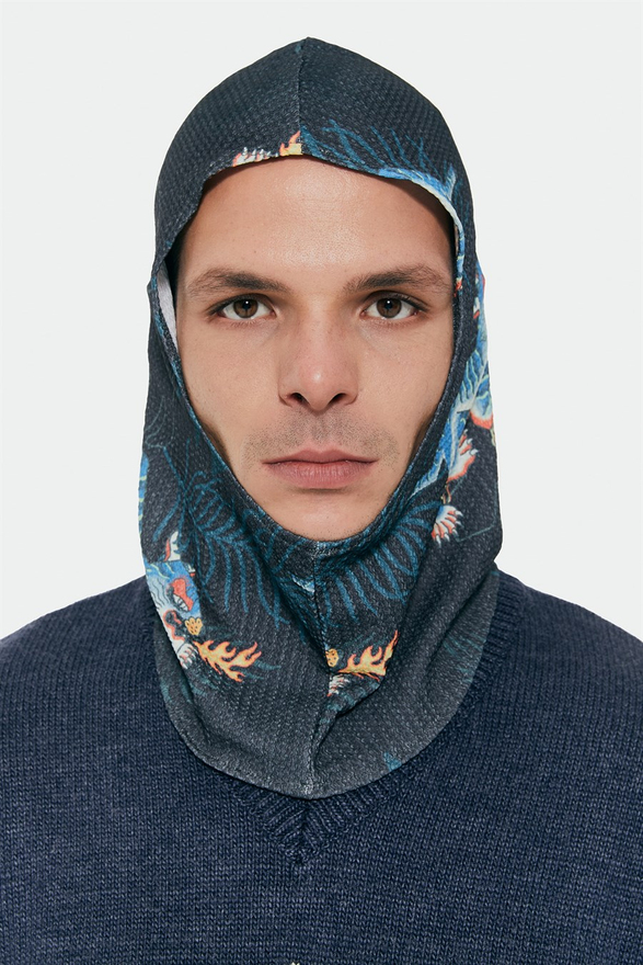 KAPLAN BASKILI NAVİ BALAKLAVA