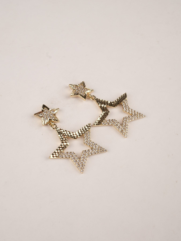 Stars Gold Küpe