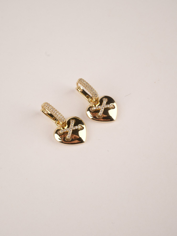 X Gold Küpe