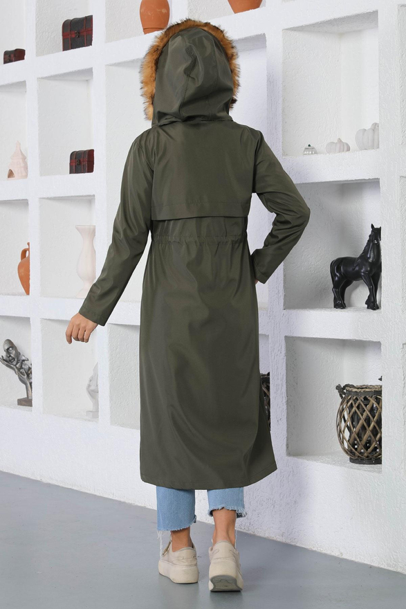 Bağcık Detaylı Mont Haki 15800