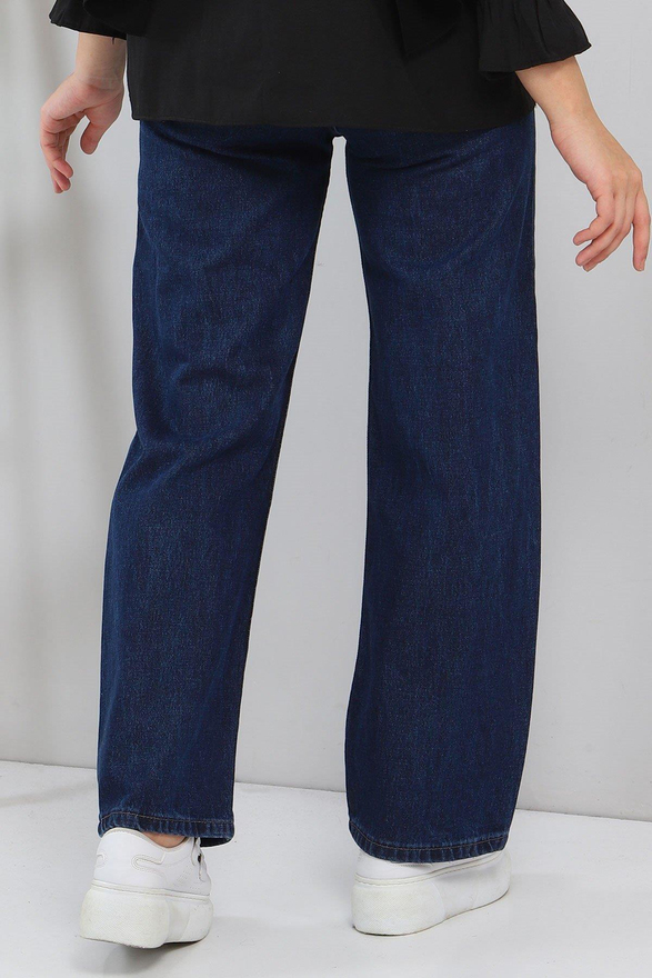 Bol Paça Kot Pantolon Koyu Kot 6016