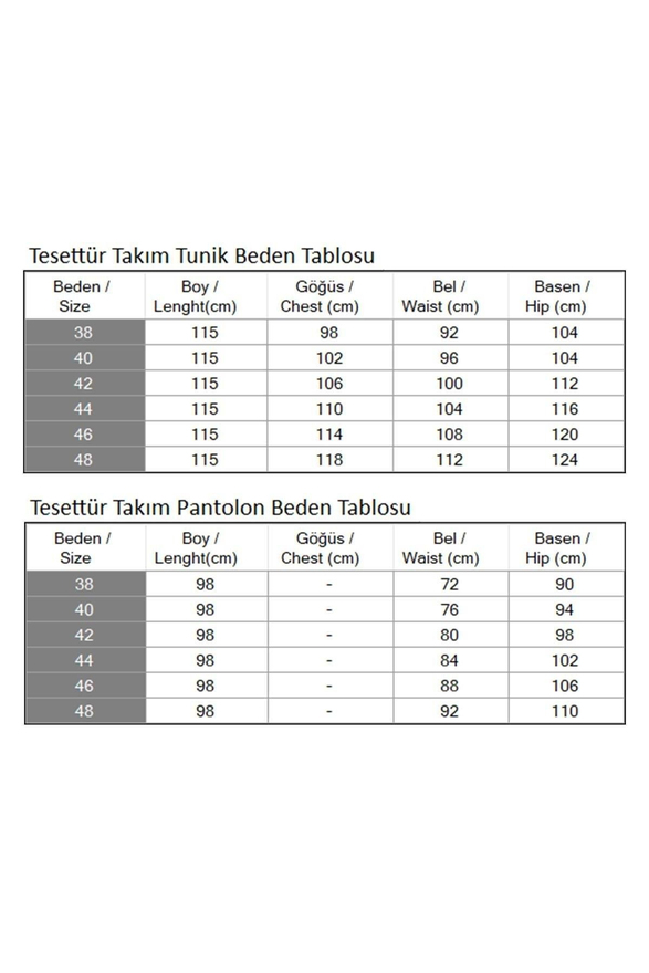 Düğmeli Tesettür Takım Lila MSW10358-6