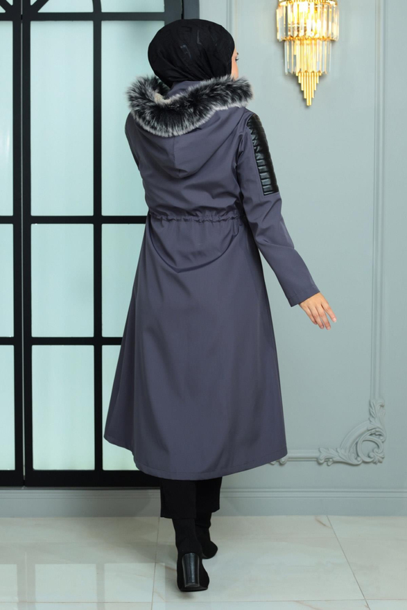 Garni Detaylı Mont Antrasit 10386