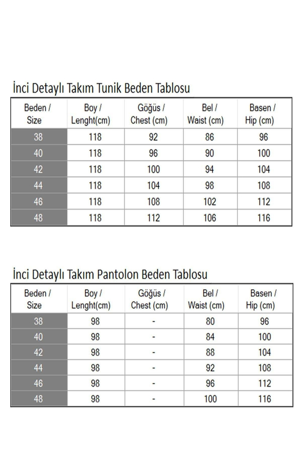 İnci Detaylı Takım Zümrüt MSW19216-4