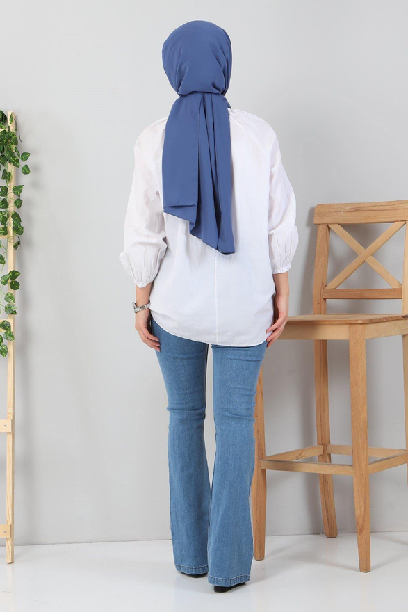 İspanyol Paça Kot Pantolon Açık Kot 6005