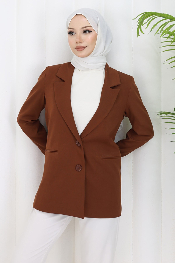 Kadın Ceket Kahverengi 6146