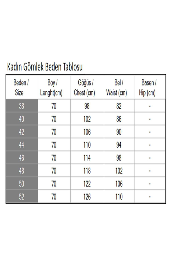 Kadın Gömlek Beyaz 19258