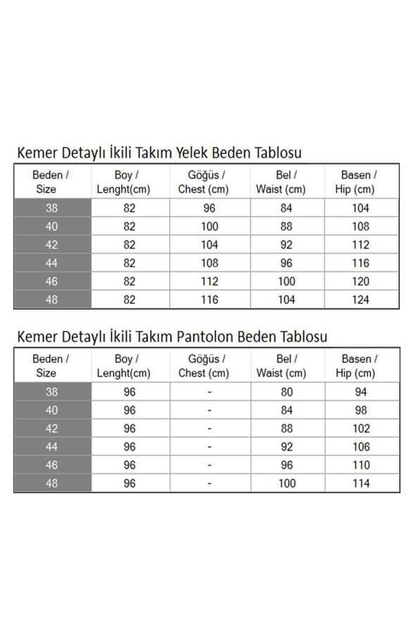 Kemer Detaylı İkili Takım Haki 19232