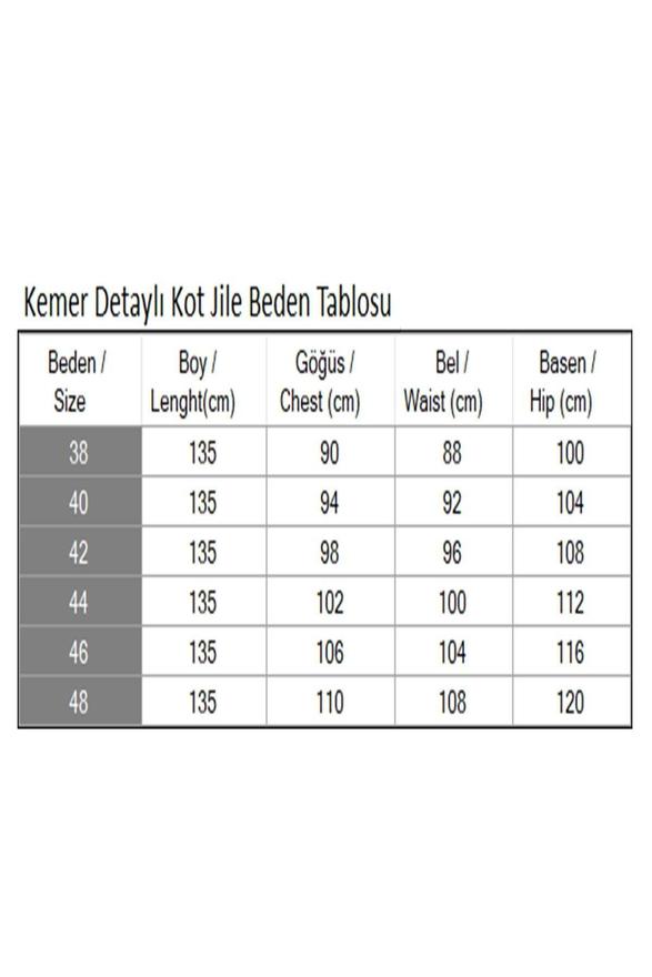 Kemer Detaylı Kot Jile Açık Mavi 19246