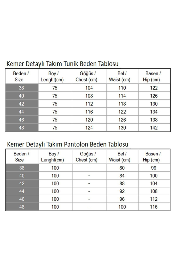 Kemer Detaylı Takım Bej MSW19001-5