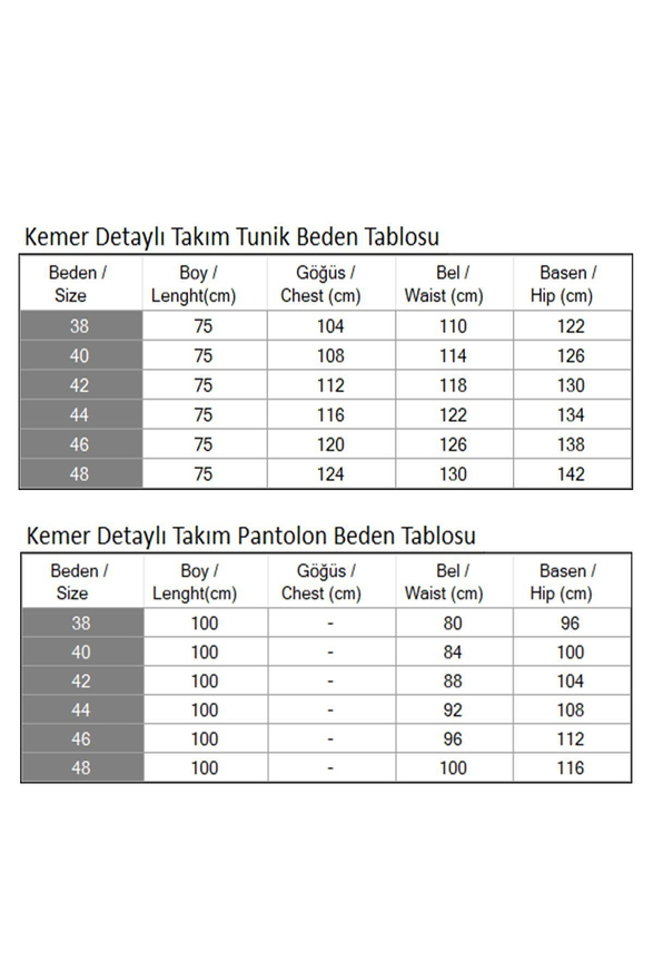 Kemer Detaylı Takım Siyah MSW19001-1