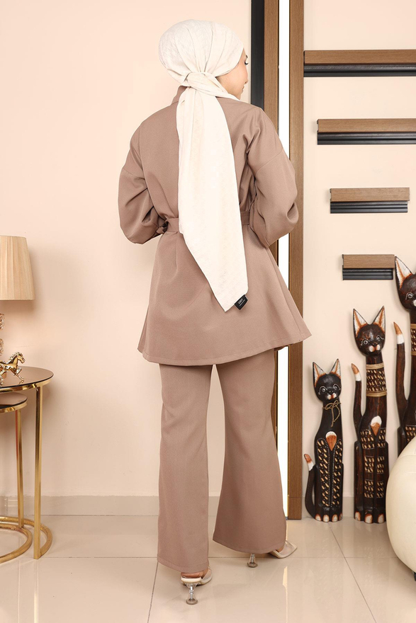 Yırtmaçlı Takım Vizon MSW19129-3