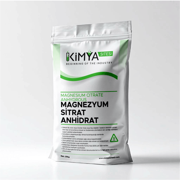 Magnezyum Sitrat Anhidrat (25kg)