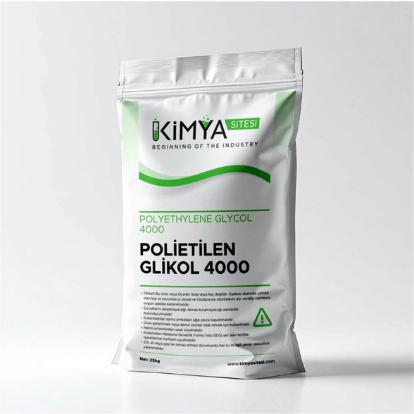Polietilen Glikol 4000 (25kg)