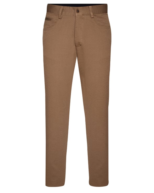 Açık Kahve Slim Armürlü   Pantolon
