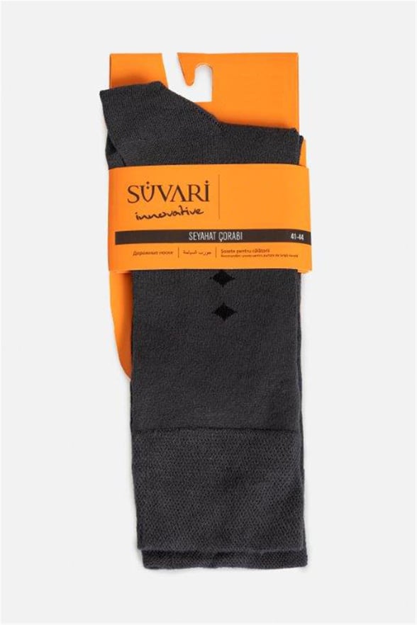 Antrasit Bambu Çorap