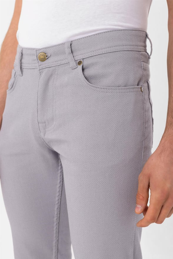 Antrasit Slim Armürlü   Pantolon