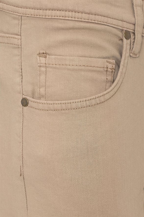 Bej Regular Düz   Pantolon