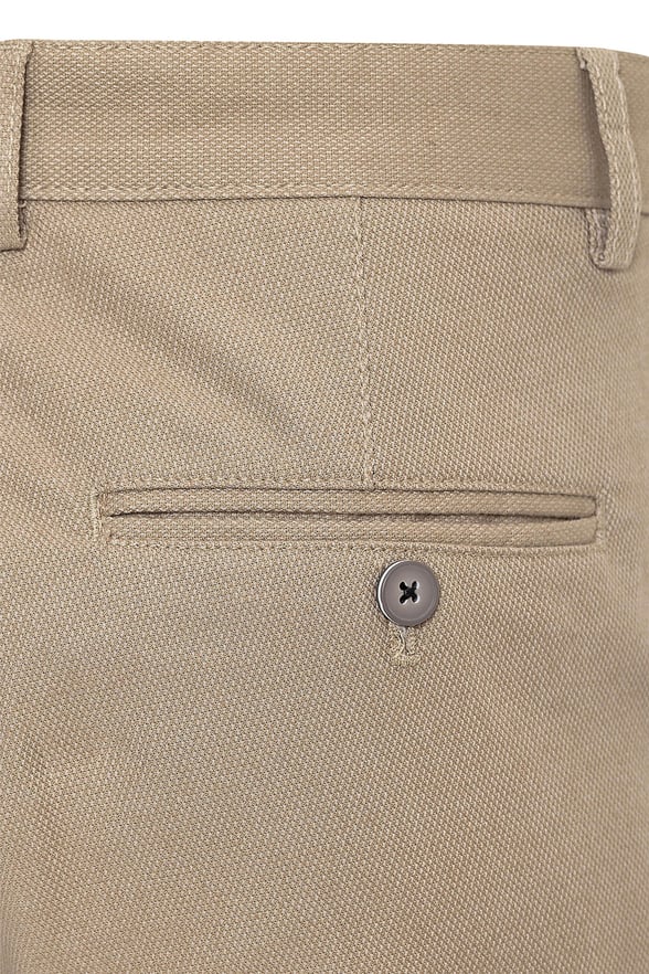 Bej Slim Armürlü   Pantolon