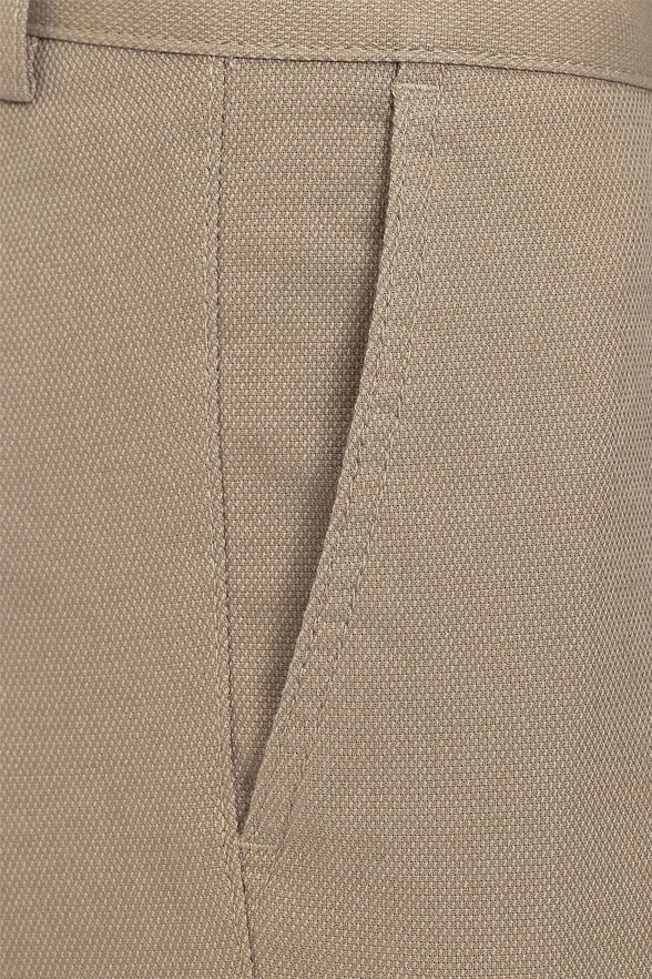Bej Slim Armürlü   Pantolon