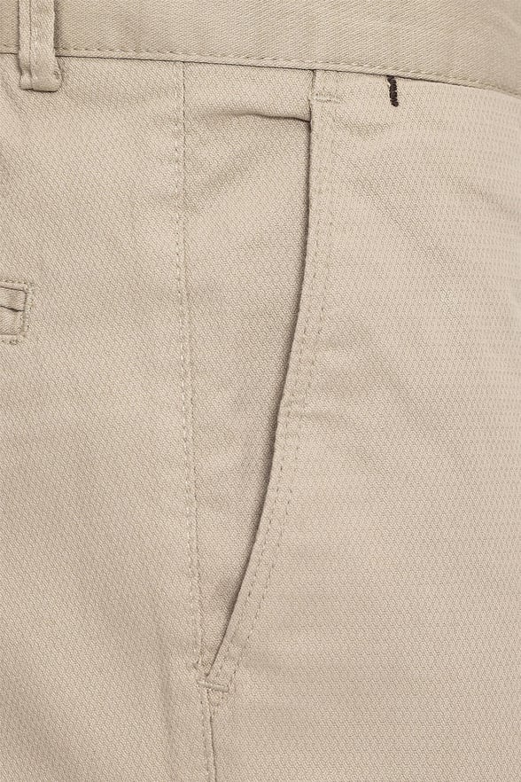 Bej Slim Armürlü   Pantolon