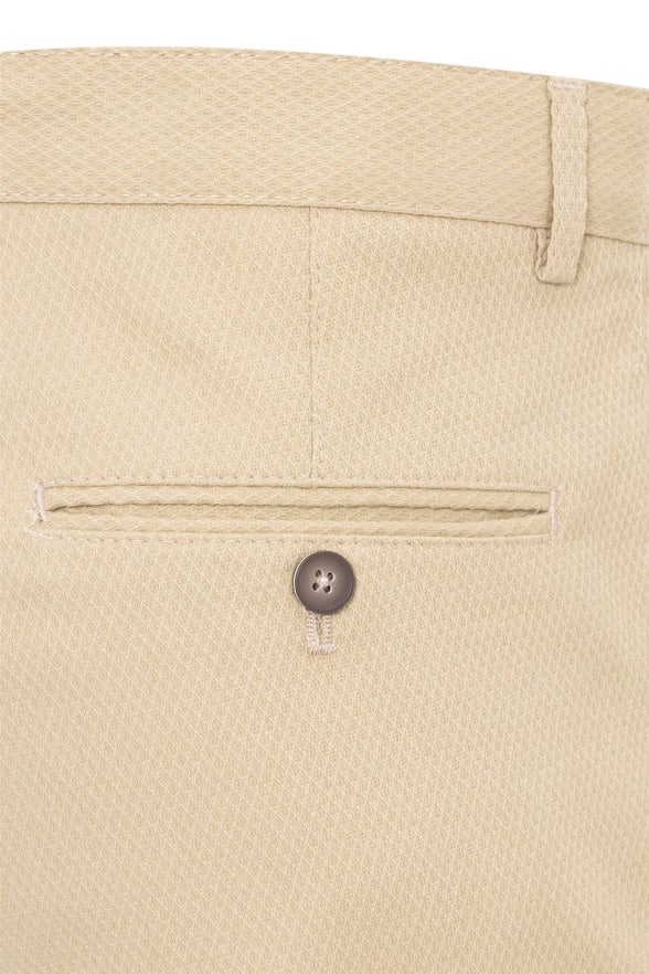 Bej Slim Armürlü   Pantolon