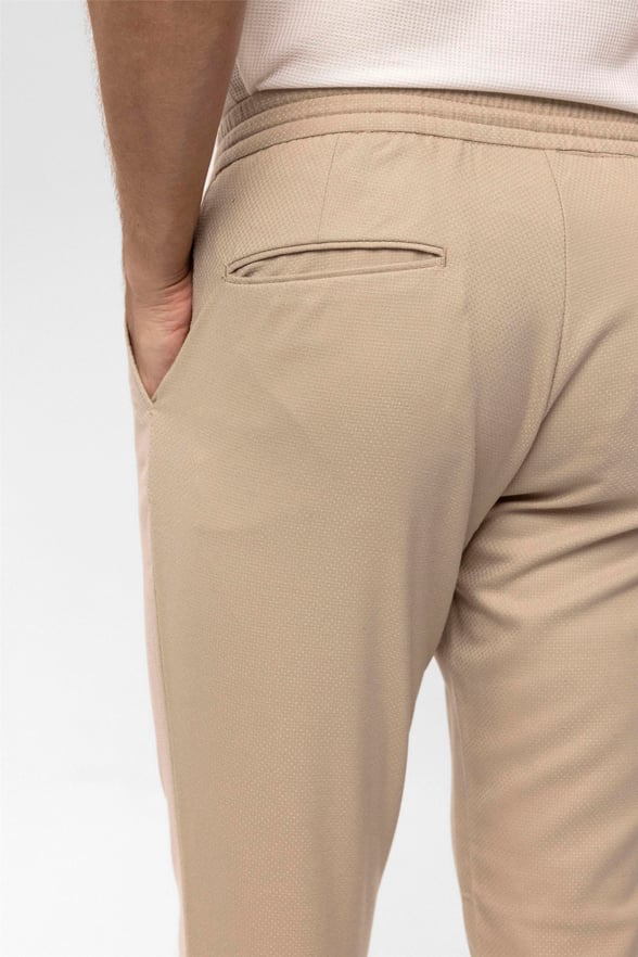 Bej Slim Düz   Jogger Pantolon