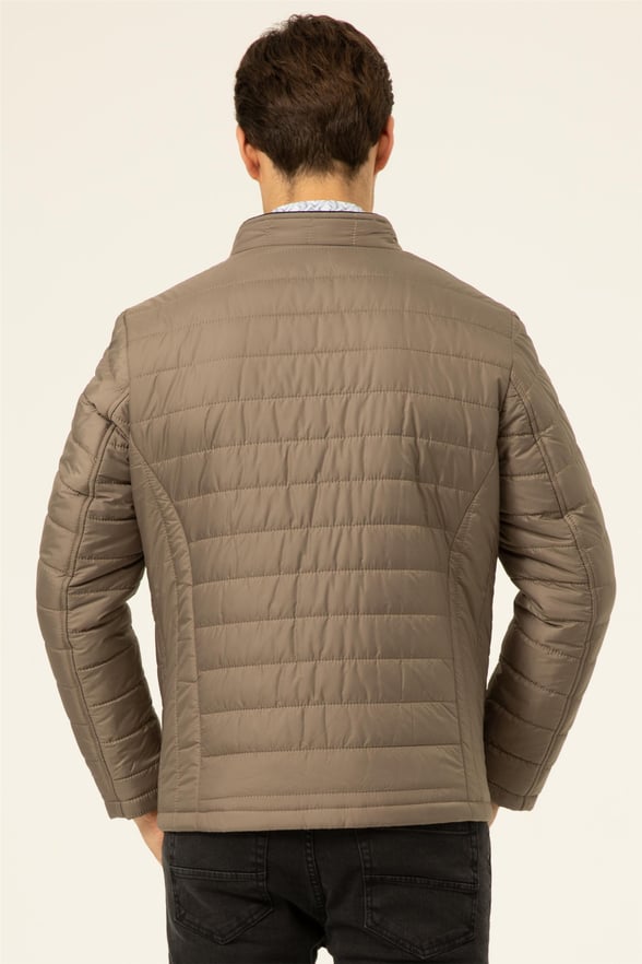 Bej Slim Kapitone   Mont