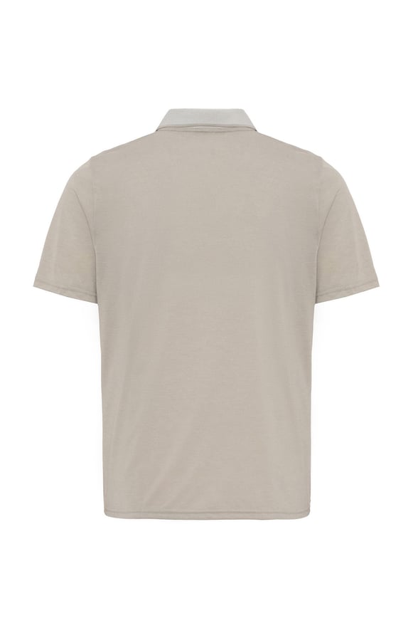 Ekru Regular Düz Polo Yaka Tişört