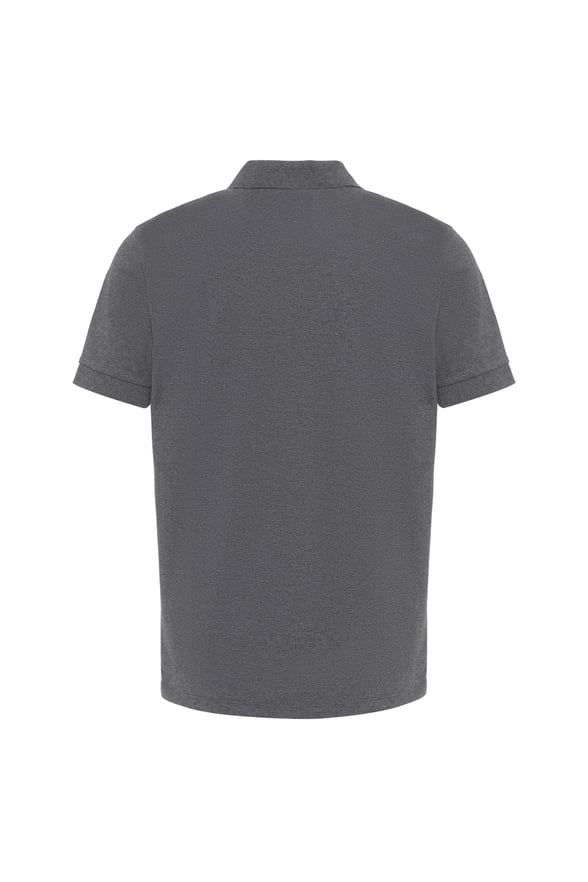 Gri Regular Armürlü Polo Yaka Tişört