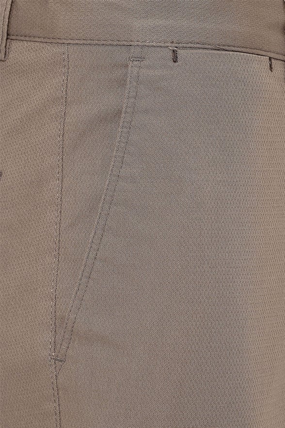 Gri Slim Armürlü   Pantolon