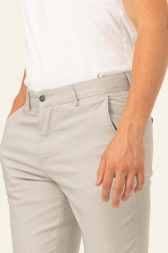Gri Slim Armürlü   Pantolon