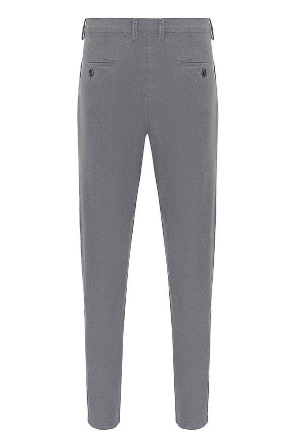 Gri Slim Armürlü   Pantolon
