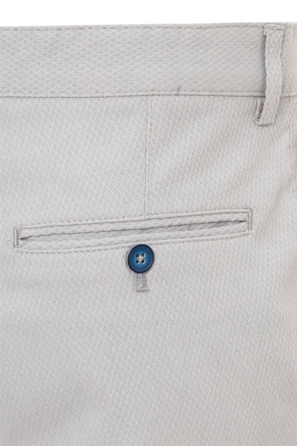 Gri Slim Armürlü   Pantolon