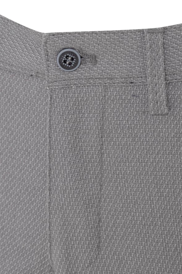 Gri Slim Armürlü   Pantolon