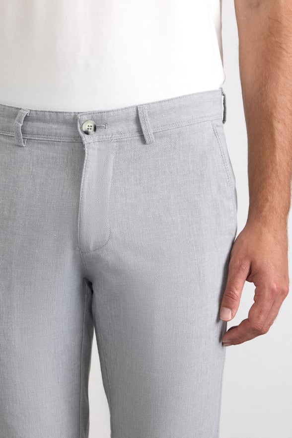 Gri Slim Casual Pantolon