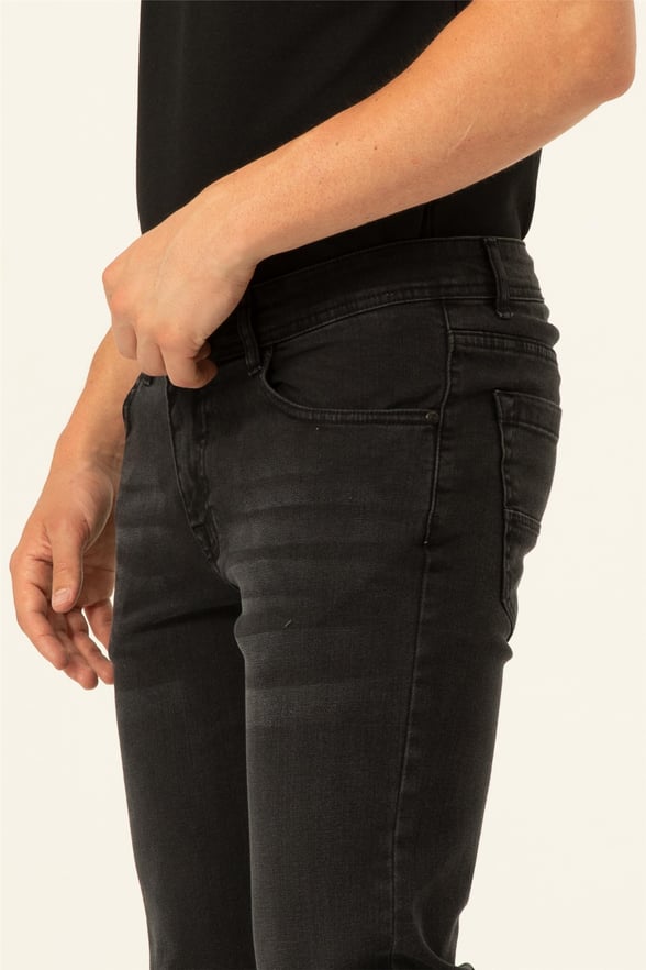 Gri Slim Denim   Pantolon