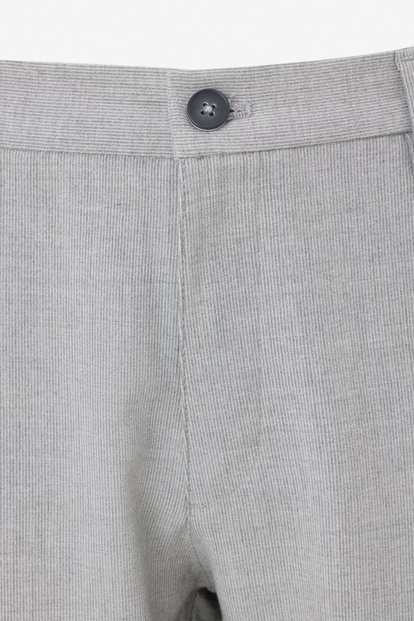 Gri Slim Düz Jogger Pantolon
