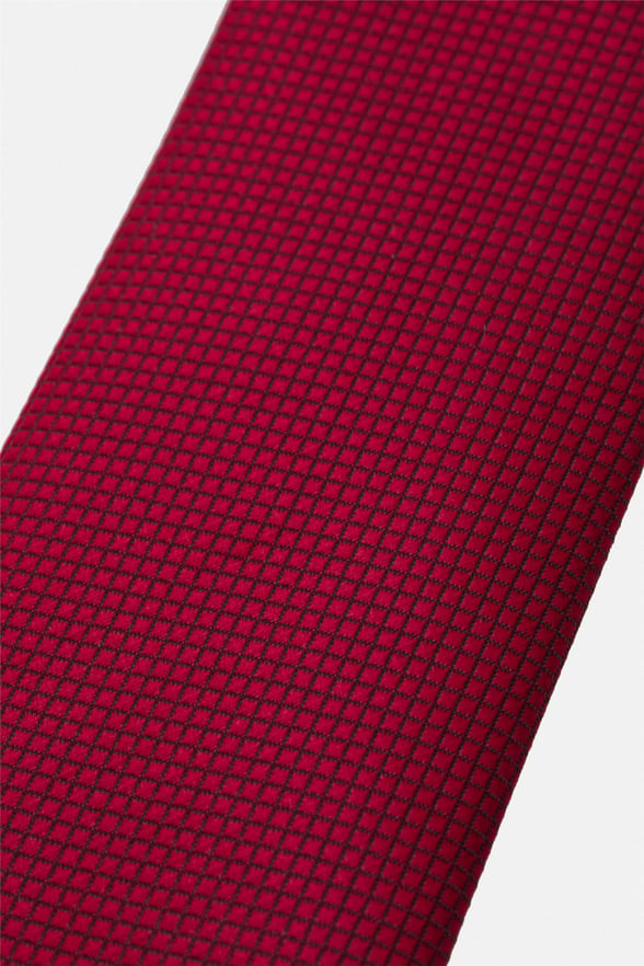 Koyu Bordo  Armürlü   Kravat