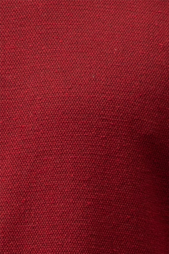 Koyu Bordo Regular Armürlü O Yaka  Sweatshirt