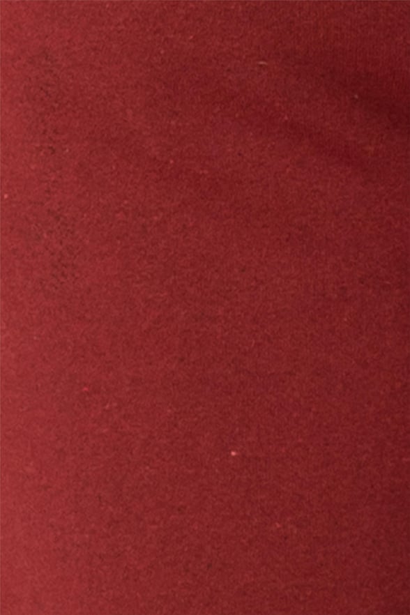 Koyu Bordo Slim Armürlü   Örme Şort