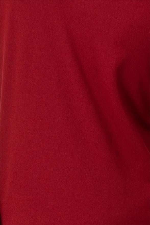 Koyu Bordo Slim Armürlü Polo Yaka  Tişört