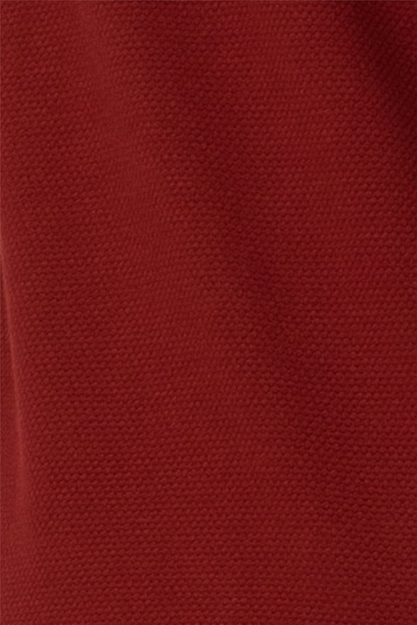 Koyu Bordo Slim Armürlü Polo Yaka  Tişört