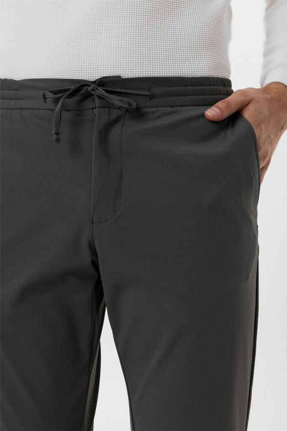 Koyu Haki Slim Düz Jogger Pantolon